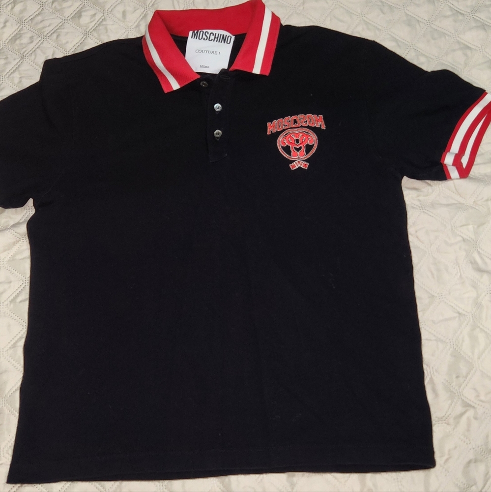 Moschino Couture Polo Sz S/M